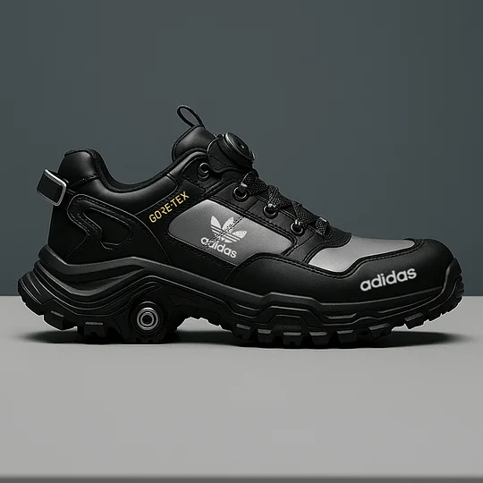 Custom-made Adidas industrial-grade safety shoes with toe protection, moisture-wicking and anti-slip features