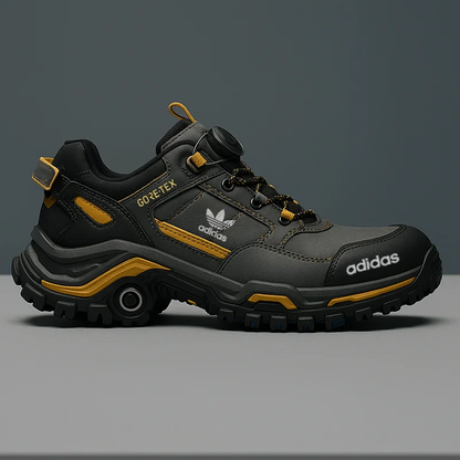 Custom-made Adidas industrial-grade safety shoes with toe protection, moisture-wicking and anti-slip features