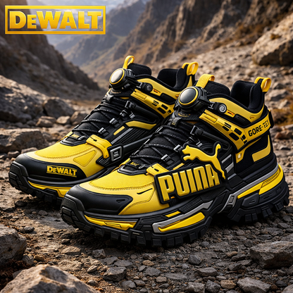 Waterproof and breathable work and hiking boots for men