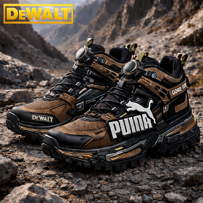 Waterproof and breathable work and hiking boots for men